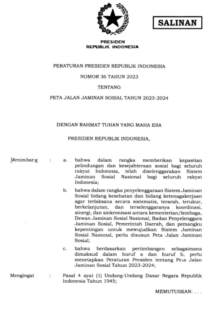 Perpres Nomor 36 Tahun 2023 2