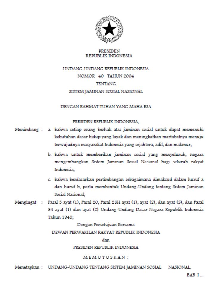 UU Nomor 40 Tahun 2004 5